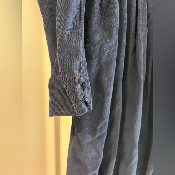 Vintage Bromley Corduroy Long Sleeve Full Length Button Down Dress 🌵14 - Picture 5 of 7